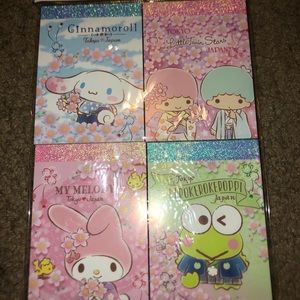 4 Pack Sanrio Character Note Pads